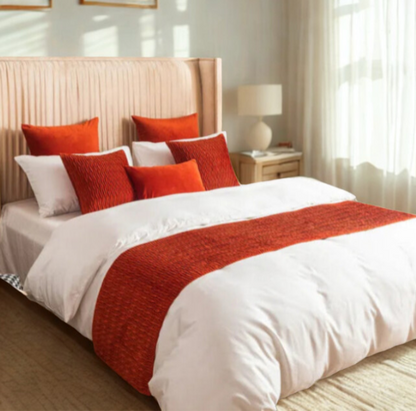 Elegant Bed Runner - Modern Bedroom Decor (Multiple Colours)